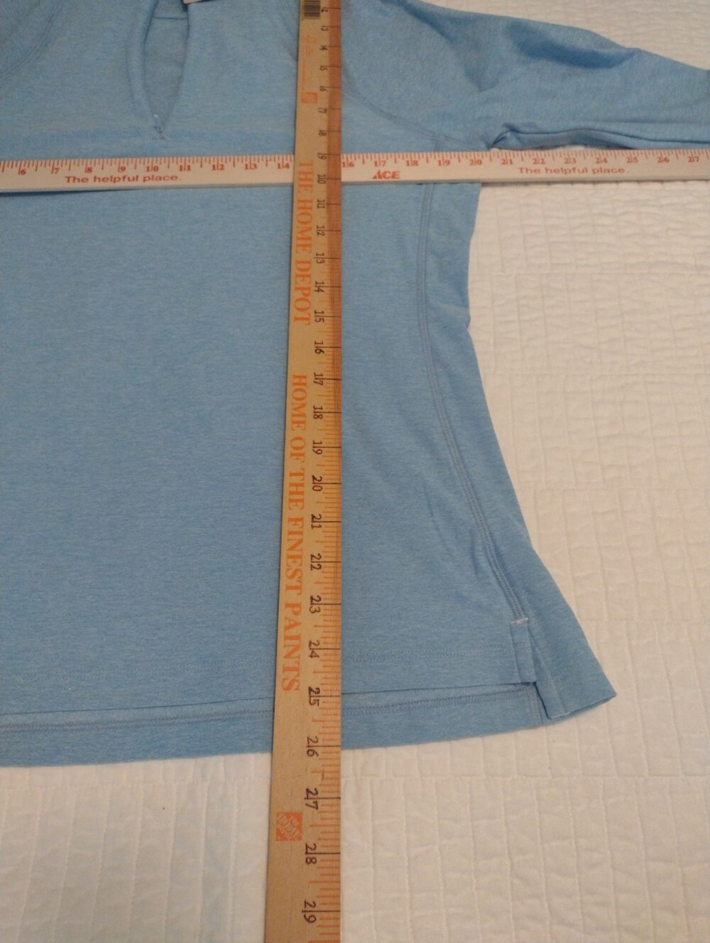 New Peter Millar Crown Women L Pullover 1/4 Zip Long Slv Blue Turner Golf UPF50 - Picture 9 of 11